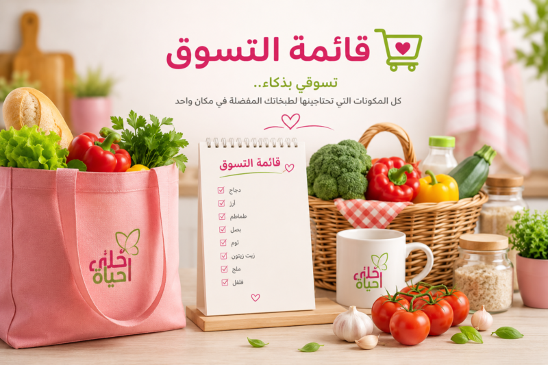 قائمة مكونات الوصفة